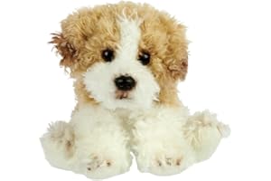 Suki Gifts International - Small Sitting Dog, Maltipoo (12177), Brown and White
