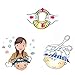 PIXNOR Soft EVA Waterproof Baby Kids Shower Bathing Shampoo Cap Hat Protector (Blue)