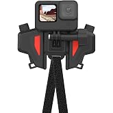 Ayex Helmet Chin Mount &ndash; Telesin GP-HBM-MT2 Kask &Ccedil;ene Montaj Aparatı | GoPro, DJI Osmo Action, Insta360 ile uyumlu, POV S&uuml;r&uuml;ş
