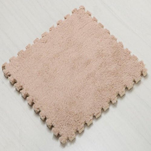 30x30cm Children Foam Carpet Living Room Floor mats anti-Slip cushion Room carpets baby crawling pad bedroom puzzle mat tapetes , camel , 15PCS