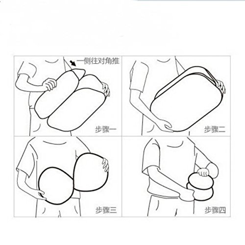 Große Faltbare Wäschekorb Wäsche Wäschetonne Waschen Tasche Mesh-Lagerung – Grün - 8