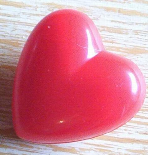 ###Blinkherz, rot, 5 Stück###
