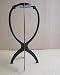 Durable Stable Folding Wig Stand Cap Holder Stand Collapsible Wig Hat Cap Stand Holder (Black Color)