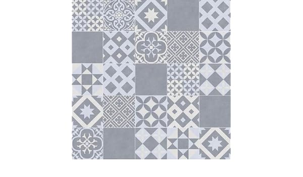 Multiple Sizes Available 3m X 3m Victorian Tile Effect Sheet Vinyl