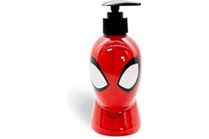 LORENAY Spiderman, dispenser per bagnoschiuma e shampoo per bambini, 300 ml