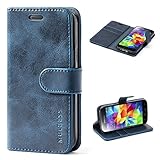 Hochwertigem PU-Leder - Die Samsung Galaxy S5 Mini lederhülle ist gefertigt aus langlebigem PU-Leder und Innenhülle aus TPU, bietet maximal Schutz vor Schmutz, Stößen und Kratzern.
