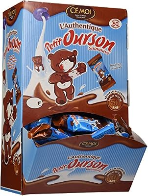 Cémoi - Oursons à la Guimauve Boîte de 80 bonbons 1,016 kg