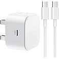 NEW iPad Fast Charger Cable and Plug,iPhone 16/15/15 Pro/15 Pro Max USB C Charger,Type C to C Cable Charging USB C for Apple iPad Pro 12.9 3 Gen/11 Gen/iPad Air 5th/4th,2022 iPad 10th/9th /iPad Mini 6