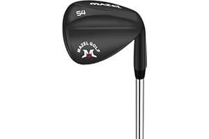 MAZEL Golf Wedge Club 48,50,52,54,56,58,60 Degrees,QPQ Black,Silver Sand Wedges for Men