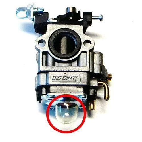 HURI 5x Primer Zündkapsel Pumpe für 3ps 52 ccm Vergaser passend für Motorsense Forester Rotfusch Tarus Fuxtec Brast Timbertech Aram-Trade Mc Dillen BC52 BC520 + - 4