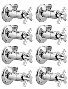 Joyway Corsa Angle Cock, Angle Valve Stop Cock Brass (Pack of 8 Pieces)