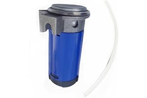 YIYIDA 12V Blue Universal Fit Car Air Pump Compressor Horn Kit with Chrome Plated Air Horn for Truck, Watercraft