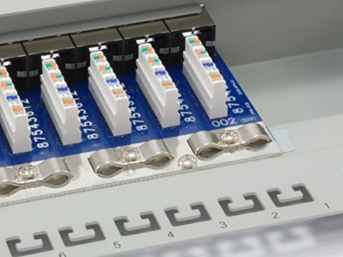 Equip Patchpanel 16 Port 1HE Cat 6 grau - 5