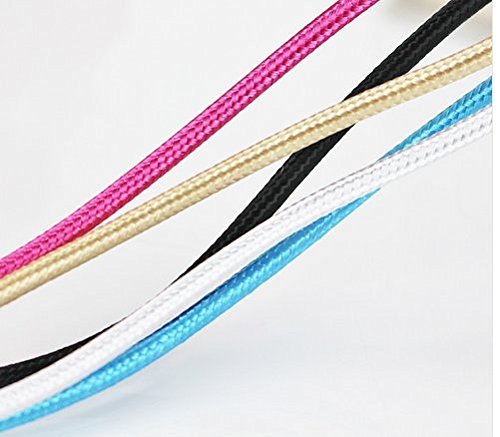 Reido® Nylon (Gold) USB Datenkabel für Samsung S7 S6 edge Galaxy S5 (Nylon geflochten) Galaxy S7 S4 S3 S2 S6 S5 S6edge Samsung Galaxy S6 S5 S7edge Galaxy I9300 S4 S5 I9300 I9505 S4mini S2 i9100 Galaxy S4 Galaxy S3 S3Mini S5mini Galaxy S3mini / S4mini / S5mini I9505 Galaxy S4 I9300 Galaxy I9100 I8190 I9500 Micro-USB (kein Original) (GOLD Nylon Usb-Datenkabel) - 7
