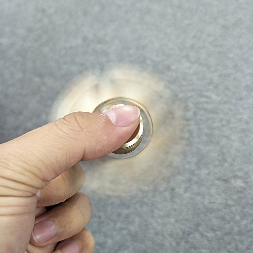 Fidget Hand Spinner Stress Reducer High Speed Alloy Bearing Fidget Toy For ADD / ADHD / Anxiety and Autism Adult Children/Gold Fidget Hand Spinner Stress Reducer High Speed Alloy Bearing Fidget Toy For ADD / ADHD / Anxiety and Autism Adult Children/Gold