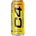 C4 Pineapple Head Zero Sugar Sparkling Energy Drink 500ml (Imported United Kingdom)