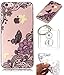 Produktbild Hülle iPhone 6S (4,7 Zoll) Hülle, Apple iPhone 6S (4,7 Zoll) Hülle TPU Case Schutzhülle Silikon Case,Niedliche Cartoon Malerei Durchsichtige Rückschale und TPU Bumper Handy Tasche Case Cover Etui für Apple iPhone 6S (4,7 Zoll) + Schlüsselanhänger (I) (11)