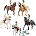 Produktbild Schleich Horse Club Mädels Hannah Sofia Lisa Sarah und Mia mit Pferden 42411 42412 42413 42414 42435 Spielfiguren Set