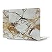 Produktbild JHTC Apple Macbook Air Schutzhülle / PC Hard Case Cover Laptop Hülle Für Apple Macbook Air 11.6 Zoll (Weiß und Gold Marmor) -DGDC01