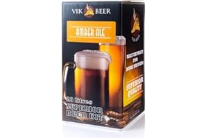 Beer & Wine Malto per Birra Artigianale Fatta in Casa, Preparato per Birra, Kit Artigianale (Amber Ale)