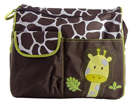 Mayfield Plaza bolso multifuncional de la momia bolso del pañal del bebé que cambia el bolso Jirafa verde