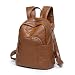 Produktbild SJMMBB Student Bag Umhängetasche aus Weichem Leder für Freizeitaktivitäten Student, Kaffee, 32 X 28 X 18 cm
