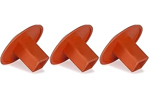 Champion Sports Molded Rubber Base Plugs For Baseball Softball Bases (3-Pack)