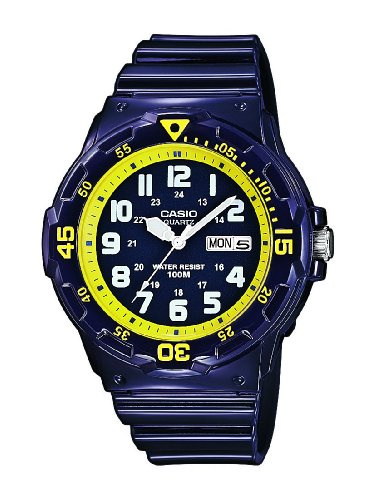 Casio Herren-Armbanduhr Analog Quarz Resin MRW-200HC-2BVEF Casio Herren-Armbanduhr Analog Quarz Resin MRW-200HC-2BVEF
