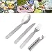Produktbild LaDicha 4Er Set Portable Geschirr Outdoor Picknick Edelstahl Löffel Gabel Messer Dose Öffner Camping Tools