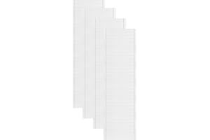 ‎DECOMEISTER DecoMeister Lamellentür weiß seidenmatt aus Holz Massivholz Holztür Schranktür mit geschlossenen Profilbretter für Kleiderschrank Möbelfronten 594x1995 mm 4-er Pack lackiert