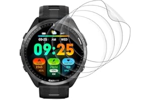 WINLAZY 4 Stück Folie für Garmin Forerunner 965 Schutzfolie, Displayschutzfolie für Garmin Forerunner 965, Kratzfest, Weich TPU Folie Nicht Glas, Sensitive Touch Schutzglas, Keine Blasen, 0.15mm Ultra-Klar