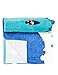Produktbild Franklin & Marshall Men's Unisex Blue Beach Towel With Print In Size One Size Blue