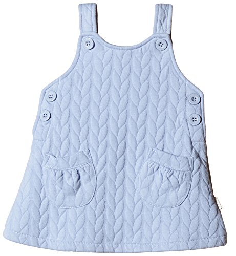 Pumpkin Patch Baby-Girls Quilted Pinnie Dungarees, Blue Allure, 12-18 Months