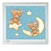 Produktbild Kinder Kindergarten Verschiedene Motive Verschiedene Größen Black Out Rollo für Schlafzimmer Badezimmer Küche und Wohnwagen AOA®, Teddy Moon, 2ft/61cm