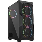 GAMEFORCE GF-8010 COLD 4x120mm Gaming Case with RGB Control and Controller Fan
