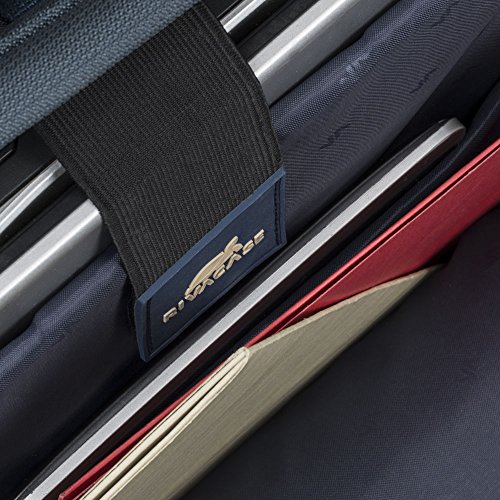 RIVACASE Notebook Rucksack bis 17.3“ – Elegante Tasche mit gepolsterten Schultergurten und Belüftungsystem – Aquamarine - 6