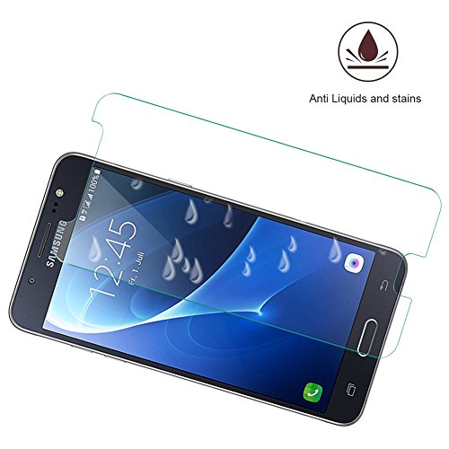 [2 Stück] Samsung Galaxy J7 2017 Panzerglas Schutzfolie,(Nicht für Samsung Galaxy J7 2015/2016) BtDuck HD Ultra Klar Transparent 9H Härtegrad [Kratzfest][Hohe Transparenz] [Fingerabdruck-frei][Blasenfrei] [Anti- Fingerabdrücke] Panzerglasfolie folie Displayschutzfolie Hartglas Gehärtetem Glas DisplayPanzerglas Schutzfolie Displayschutz für Samsung Galaxy J7 2017 - 6