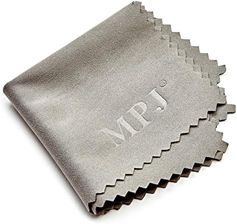 MPJ Extra Large Microfibre Cleaning Cloths for Large Screens, Computer Screens, LCD Screens and Spectacles (6 Pieces-30cm x 30cm + 1 Piece-14cm x 14cm)
