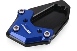 TTADINUDD CNC Pata Cabra Aluminio para B&MW R1300GS R 1300 GS R1300 GS ADV GS1300 Adventure 2023 2024 Soporte Lateral para Motocicleta Ampliar Extensión Piezas De Soporte(Blue)