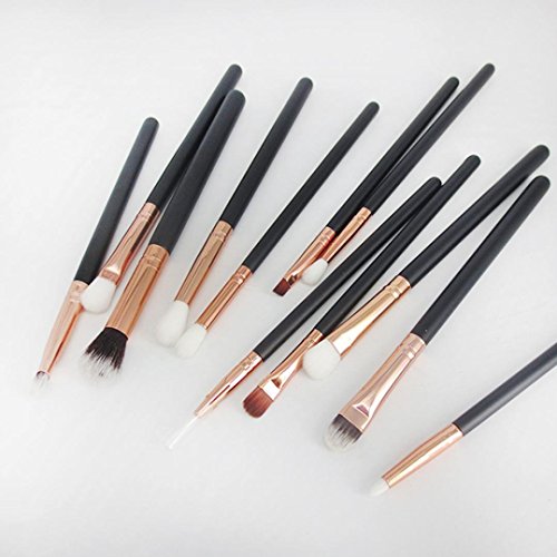 Schmink Pinsel,Amlaiworld 12Pcs setzt Kosmetik Pinsel Make-up Pinsel Kits Tools - 4