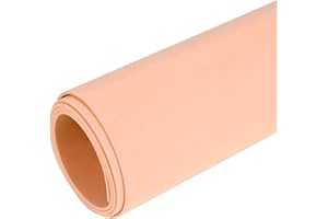 MADDMA Moosgummi EVA 90cm breit ab 0,5m 23 Farben Schaumgummi PE Schaumstoff Basteln Stoff, Farbe:apricot