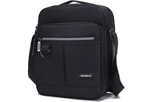 Vpoofree Bandoleras Hombre Bolso de Hombro Bolsas de Mensajero de Negocios Bolso de Mano Mariconeras para Hombres Moda Crossbody Bag Shoulder Casual