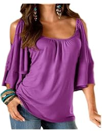Top t shirt epaule dénudée New Arrivals Femmes paule D nud e Haut Bardot Souple Top t shirt epaule dénudée New Arrivals Femmes paule D nud e Haut Bardot Souple