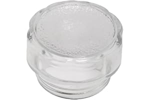 Lampenabdeckung 42mmØ kompatibel mit/Ersatzteil für Bluparts 10100815 wie Bauknecht 481010646361 für Backofen