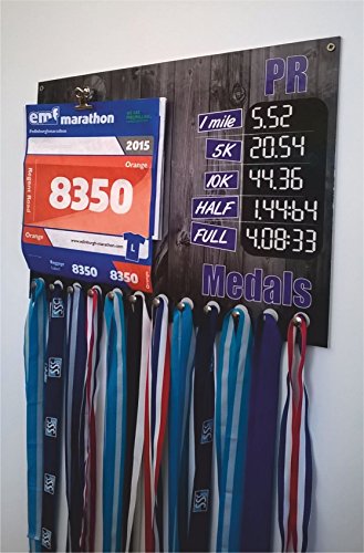 Progress Tracker Étagère à crochets pour médailles spéciale coureurs