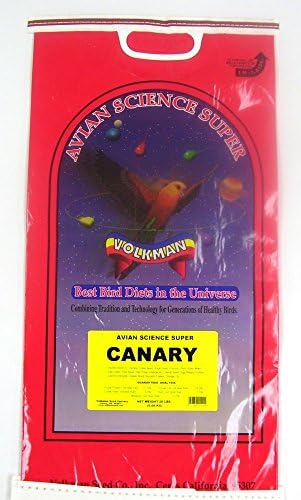 Volkman Seed Avian Science Super Canary Seed Nutritionally Balanced Food 20lbs