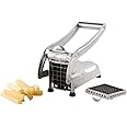 Other Potato & American Style Chip Slicer With 2-Interchangable Blades, H 12.0 X W 26.2 D 9.6 Cm, Stainless Steel