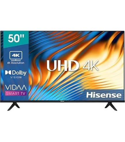 Hisense 50 inch Smart TV UHD 4K Dolby Vision,Game Mode Plus,Smooth