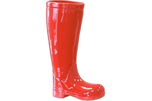 CASABLANCA MODERNES DESIGN Casablanca Schirmständer aus Keramik - Regenschirmständer rot - Höhe 45 cm