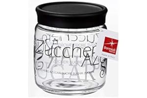 BORMIOLI ROCCO Bormioli Giara Barattolo per Zucchero, Transparente, 0.75 cl